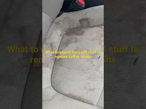 Remove coffee stains from car seat #coffee stains #car seat #cleaning #interiorcleaning