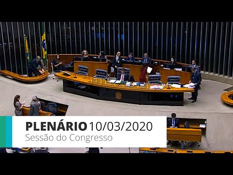 Sessão do Congresso Nacional - Discussão e votação de vetos - 10/03/20 - 14:50
