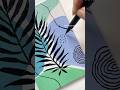 Day 9/10 Daily Boho Art 🌿 | Pastel Acrylic Painting | Easy canvas Drawing #asmrvideo #satisfyingart