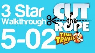 preview picture of video 'Cut the Rope Time Travel 5-02 - 3 Star Walkthrough Ancient Greece Level 5-02 | WikiGameGuides'