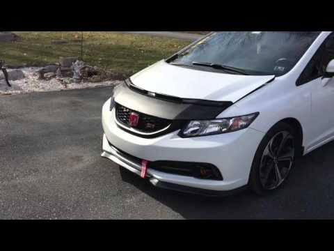 2015 Honda Civic Si Sedan Hood Bra/Nose Mask
