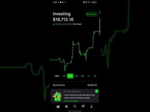Robinhood portfolio update! 100k challenge! Up $1.8k! CCIV 🔥