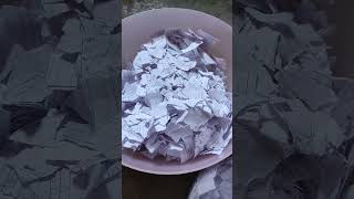 How to make paper clay at home#shorts #shortvideo #short #shortsviral #papercraft #clay #clayart