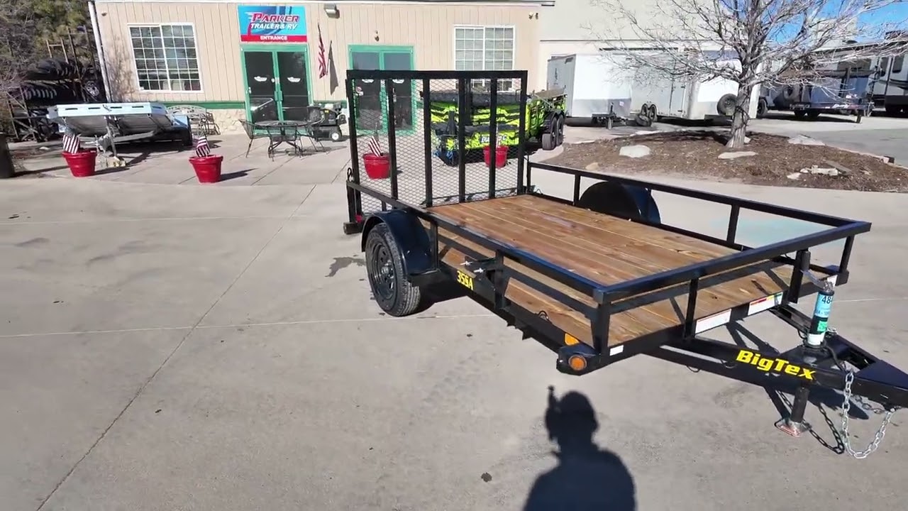 2026 Big Tex Trailers 35SA-10R1A-4PBK Utility Trailer