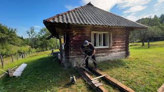 Abandoned Mountain House Restoration - We are Restoring an Old Stove | Off Grid Living