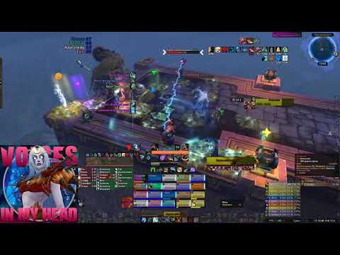 WoW: BFA Stormwall Blockade (M) BeastMaster PoV / Штормовая блокада мифик от лица БМ Ханта