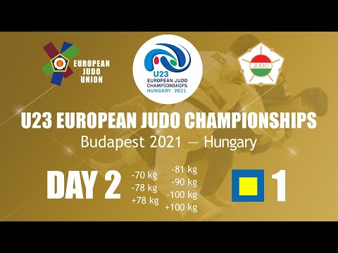 DAY 2 - Tatami 1 - U23 European Judo Championships Budapest 2021 - Hungary