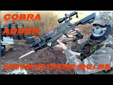 #cobra adder venom extreme 190 lbs shooting test