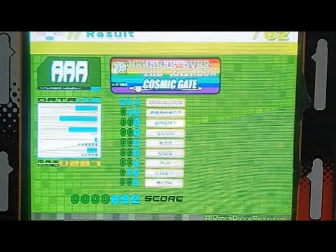 DDR Extreme Pro  [ Somewhere over the rainbow(Cosmic gate) ~100 subs~] AAA