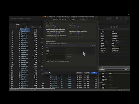 New in Stata 19: Marginal Cox model for interval-censored multiple-event data