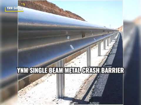 Single Beam Metal Crash Barrier
