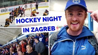 Ice Hockey in Zagreb, Croatia watching a Medveščak Zagreb game