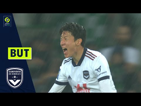 But Ui Jo HWANG (7' - GdB) AS SAINT-ÉTIENNE - FC GIRONDINS DE BORDEAUX (1-2) 21/22