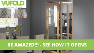 Internal Bifold Doors - Inspire 2 Door Operation - Fold Flat - Vufold
