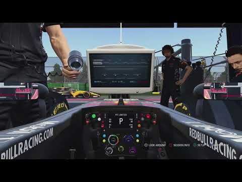 ASMR Red Bull F1 car Ambient sound for work and relaxation