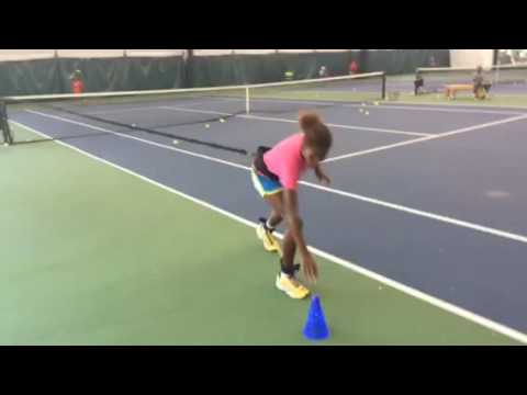Amazing 10 years old Tennis player Clervie Ngounoue
