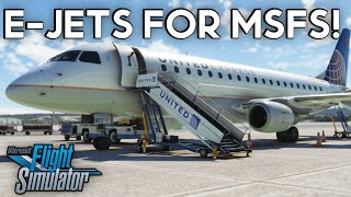 NEW E-Jets Coming to MSFS! | FIRST Look E175 Trailer Explained!