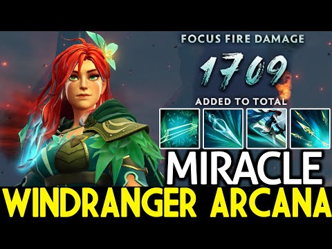 MIRACLE [Windranger] Show His Monster Mid with New Arcana Dota 2
