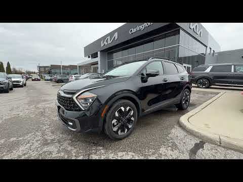 2024 Kia Sportage in Black for sale at Clarington Kia in Bowmanville, ON