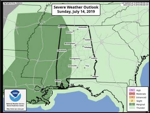 Weather Xtreme Video for Sunday, July 14, 2019