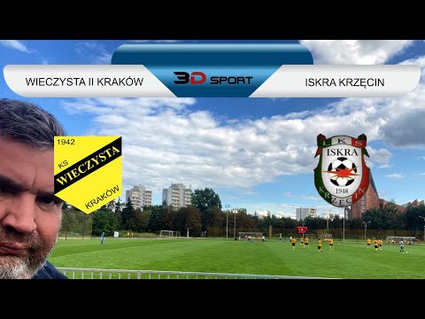 Wieczysta II Kraków - Iskra Krzęcin [skrót]. 2021-08-28