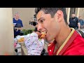 RYAN GARCIA MOCKS "DUMB" GERVONTA BY EATING TACO! TELLS HIM "WATCH ME MAKE WEIGHT!"