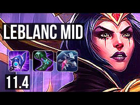 LEBLANC vs SEJUANI (MID) | 11/0/4, 68% winrate, Legendary | EUW Diamond | v11.4