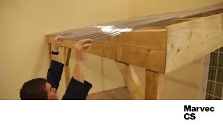 PVC profilovaná vlnitá doska 900x2000x0,8 vlna 76/18