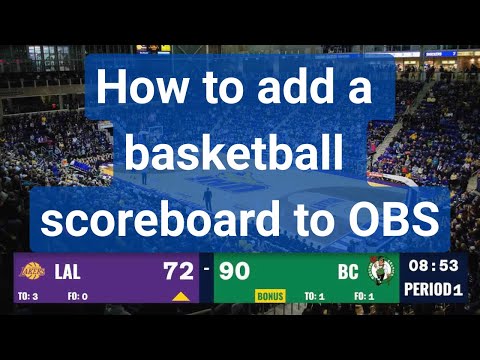 How to add a basketball scoreboard to OBS (2025 tutorial)