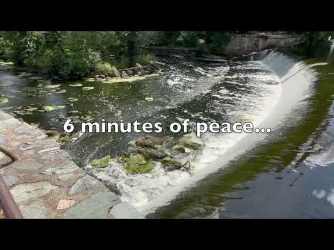 On the 90th anniversary of South Natick Dam, enjoy 6 minutes of peace.  (by Tom Antonellis, actor)