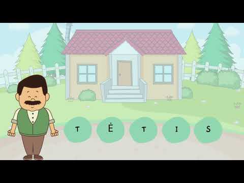 Lithuanian for kids - Family members - Šeimos nariai