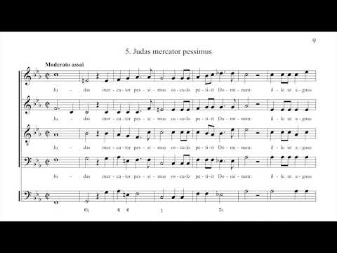 Michael Haydn - Responsoria in Coena Domini - 5. Judas mercator pessimus [Score video]