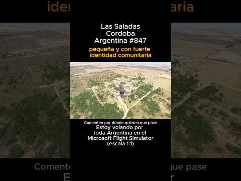 Las Saladas, Cordoba desde el Microsoft Flight Simulator #lassaladas #cordoba #msfs #joaha45