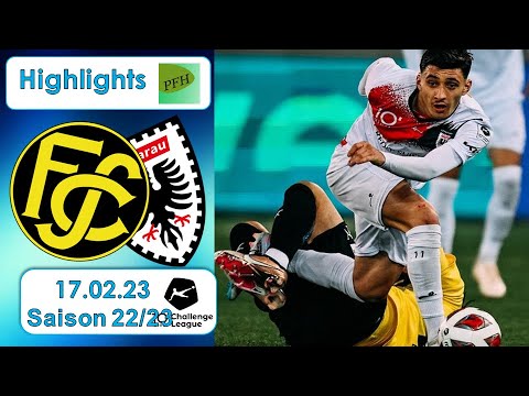 Highlights: FC Schaffhausen vs FC Aarau (17.02.2023)
