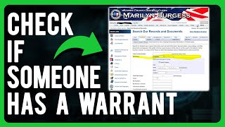 How to Check if Someone Has a Warrant (Warrant Search)