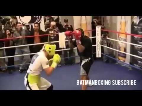 CANELO ALVAREZ SPARRING VS DERRICK ENNIS