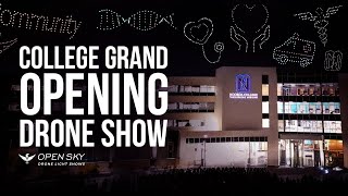 Noorda College's Grand Opening Drone Show - 150 Drones in Action!