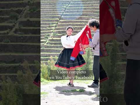 Cuando hice el video de la vestimenta femenina tipica de AMPAY Calca  #cusco #cultura #danza #folk