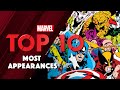 Top 10 Marvel Super Hero Appearances !