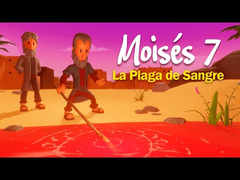 MOISÉS 7: La Plaga de Sangre 🩸 BIBTOONS | Historias Biblicas Animadas