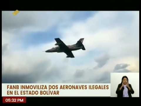 FANB detecta e inmoviliza dos aeronaves no autorizadas en el mcpio. Cedeño del estado Bolívar