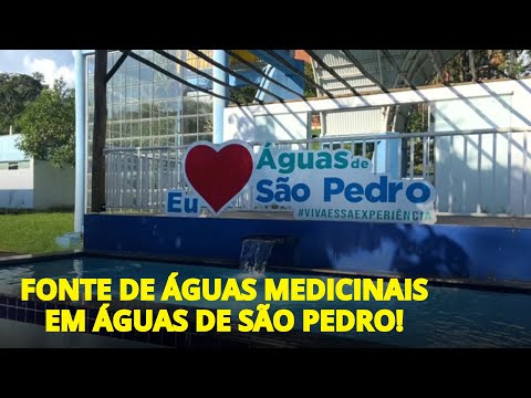 VISITEI A FONTE DE ÁGUAS MEDICINAIS NA CIDADE DE ÁGUAS DE SÃO PEDRO!!! 