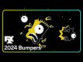 FXX Animation The Simpsons 2024 Bumpers Seizures Warning In Desc