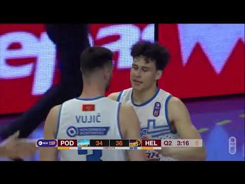 NLB ABA League 2 2022/23 highlights, Round 12: Podgorica - Helios Suns (9.3.2023)