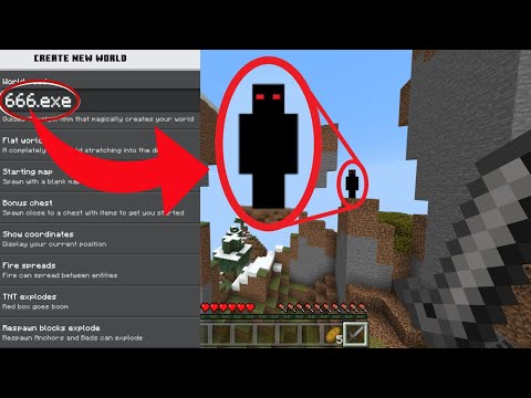 PixlraZor - "DON'T PLAY ON THIS CURSED SEED "666.exe" on Minecraft Bedrock Edition(PE, Xbox, Switch, Windows)