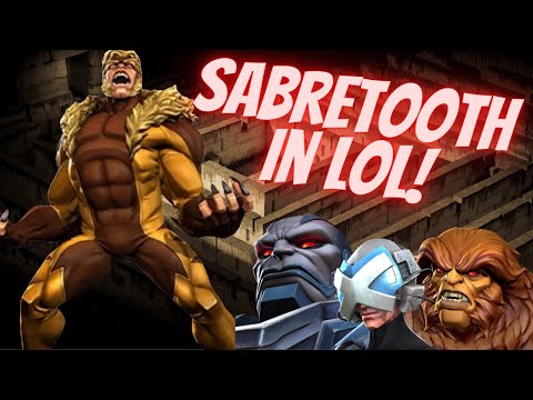 Roided Up Sabretooth In Labyrinth Of Legends! Marvel Contest Of Champions!
