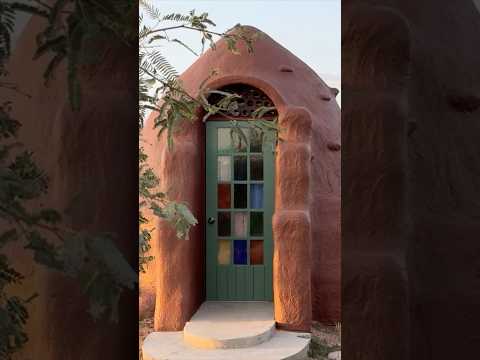 Finishing Daughter's Superadobe Dome Home #diy #earthbag