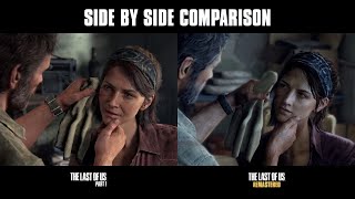 The Last of Us Part I vs Remastered PS5 Side by Side Comparison