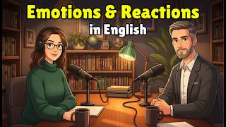 How to Talk About Emotions and Reactions in English | English Conversation Practice