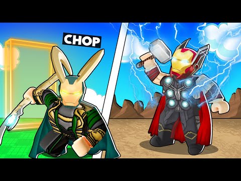 ROBLOX CHOP BOUGHT LOKI IRON MAN ARMOR IN WAR MACHINES